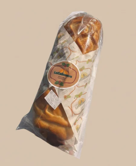 Pan de jamón artesanal La Cabimera – 23cm pieza tradicional