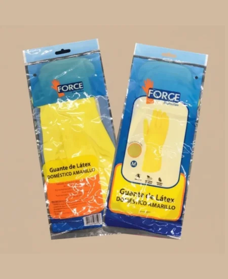 Guantes Multiuso de Látex Doméstico | Tallas S a L | Par Antideslizante y Reutilizable