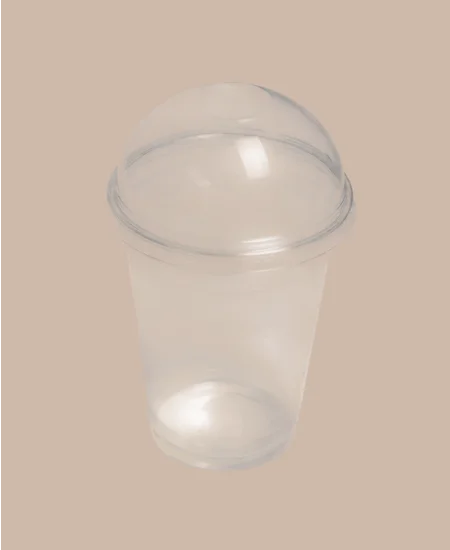 Caja de Vaso domo de 10oz  Plástico Transparente  con Tapa Domo - Caja de 1000 Unidades 