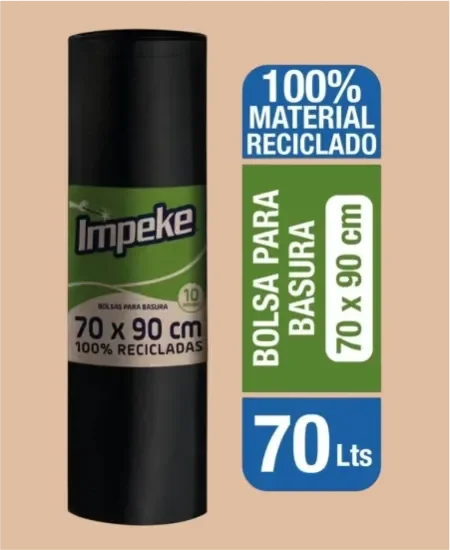 70x90 cm (70 Litros) - Rollo de 10 unidades