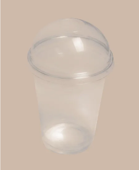 Caja de Vaso domo de 120z Plástico Transparente  con Tapa Domo - Caja de 1000 Unidades