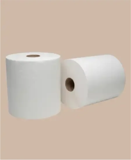Toalla Papel Industrial 190m Hoja Simple Pack 2 Rollos